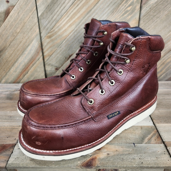 Chippewa Edge Walker Mens Wedge Bottom Composite Toe Work Boots Size 14 D - Picture 4 of 9